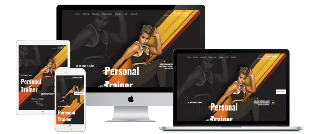 Fitness web design